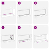 Basement Window RISOR 60x40 cm Tilt 2 Glazing White 4108334