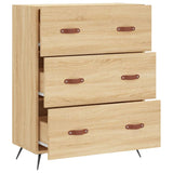 Chest of Drawers Sonoma Oak 69.5x34x90 cm Engineered Wood 827823