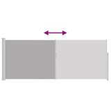 Retractable Side Awning 120 x 300 cm Grey 45363
