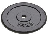 Weight Plates 2 pcs 2x15 kg Cast Iron 91396