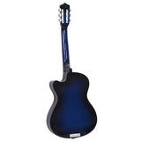 12 Piece Western Classical Guitar Set with 6 Strings Blue 38 70135