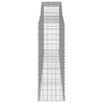 Arched Gabion Basket 400x50x140/160 cm Galvanised Iron 153537