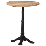 Bistro Table 60x76 cm Rough Mango Wood 321087