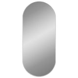 Wall Mirror Silver 100x45 cm Oval 348194