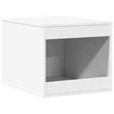 Cat Litter Box Enclosure White 47x59x42 cm Engineered Wood 857760