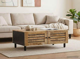 Coffee Table Natural 80 x 50 x 40 cm Solid Mango Wood 4018849