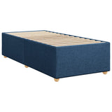 Bed Frame without Mattress Blue 100x200 cm Fabric 3284714