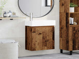 Bathroom Vanity Unit with Tap Old Wood 45.5 x 22.5 x 84 cm 889449