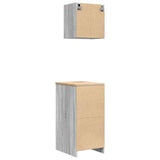 Garage Cabinets 2 pcs Grey Sonoma Engineered Wood 3328301