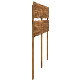 Live Edge Headboard ROSTOCK Natural 135 cm Solid Acacia Wood 903294