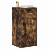 Sideboard with Drawer Smoked Oak 38 x 34 x 75 cm 869550