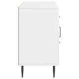 Sideboard High Gloss White 89 x 34.5 x 60 cm Engineered Wood 894889