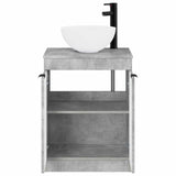 Bathroom Furniture Set Concrete Grey Engineered Wood 3404207