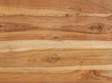 End Table Brown and Black 40 x 40 x 50 cm Solid Acacia Wood 4016714