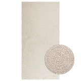 Rug ZIZUR Cream 100x200 cm Jute Look Indoor and Outdoor 4010375