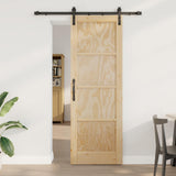 Sliding Door Natural 73.5 x 211 cm Solid Pine Wood 3445432
