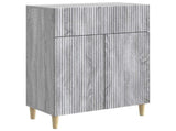 Sideboard Grey Sonoma 66 x 34.5 x 90 cm Engineered Wood 894641