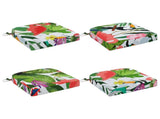 4-Piece Seat Cushions SOEST 4 pcs 100% Polyester Multicolour 945260