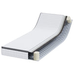 Mattress White and Grey 70 x 200 cm Bonell Spring 4106436