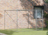 Dog Cage Silver 200 x 200 x 200 cm Galvanised Steel 42009134
