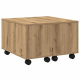 Coffee Table Artisan Oak 60x60x38 cm Engineered Wood 856549