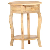Side Table 37x37x61 cm Solid Mango Wood 321789