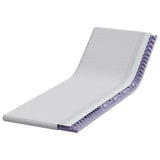 Mattress Topper White 80 x 200 x 6 cm Jaquard Fabric 4106199
