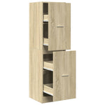 Apothecary Cabinet Sonoma Oak 40x41x144.5 cm Engineered Wood 3309638