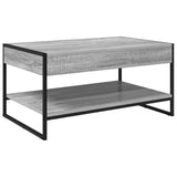 Coffee Table Grey Sonoma 80 x 50 x 40 cm Engineered Wood 886441