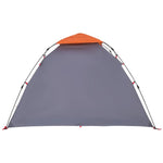 Camping Tent Dome 3-Person Grey and Orange Quick Release 4004228