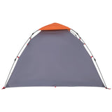 Camping Tent Dome 3-Person Grey and Orange Quick Release 4004228