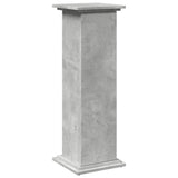 Display Stand with Storage Concrete Grey 31x30x90 cm Engineered Wood 854610