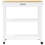 Kitchen Trolley MONZA 84x40x88.5 cm Solid Wood Pine 376105
