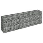ZNTS Gabion Raised Bed Galvanised Steel 180x30x60 cm 145634