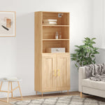 Highboard Sonoma Oak 69.5x34x180 cm Engineered Wood 3189944
