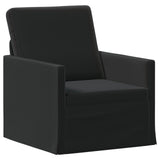 Sofa Set 2 pcs Black Velvet 3433222