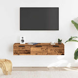 Wall Cabinet Old Wood 102x30x20 cm Engineered Wood 856985