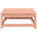 Garden Sofa Armless with Footstool Solid Wood Douglas 837961