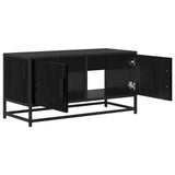 TV Cabinet 80 x 34.5 x 40 cm Black Oak Engineered Wood 8010951