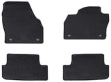 Car Mat 4 pcs Black Rubber 42029135