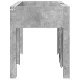 Bunk Bed for Kids Concrete Grey 75 x 190 cm Engineered wood 3410470