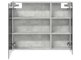 Bathroom Mirror Cabinet Concrete Grey 63.5 x 15.5 x 70 cm 889242