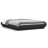 Bed Frame without Mattress Black 135x190 cm Double 3281225