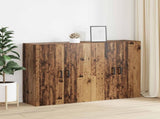 Wall-Mounted Cabinet 2 pcs Old Wood 69.5 x 34 x 90 cm 3394506