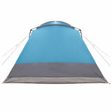 Cabin Tent with Roof Blue 12-Person Polyester and Steel 42028572