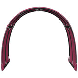 Bed Tunnel 2 pcs Red 211 x 67.5 x 2 cm Polyester 893712