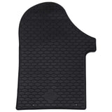 Car Mat 2 pcs Black Rubber 42029127