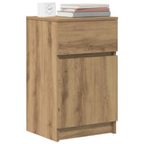 Bedside Cabinets 2 pcs Artisan Oak 39x35x65 cm Engineered Wood 861336