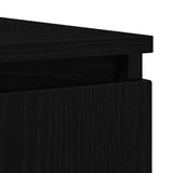 Sideboard with Drawers Black Oak 100.5x35x76 cm Engineered Wood 3328445