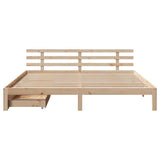 Bed Frame with Drawers without Mattress 200x200 cm 3302018